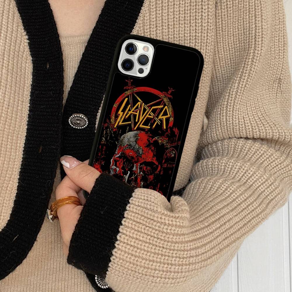 S-Slayers Band For IPhone 17 16 15 14 13 12 11 Pro Max Plus Shockproof PC+TPU Phone Back Cover