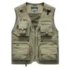 Outdoor Mesh Photography Clothing Fishing Men's Loose Vest Top Vest Multi-pocket Vest