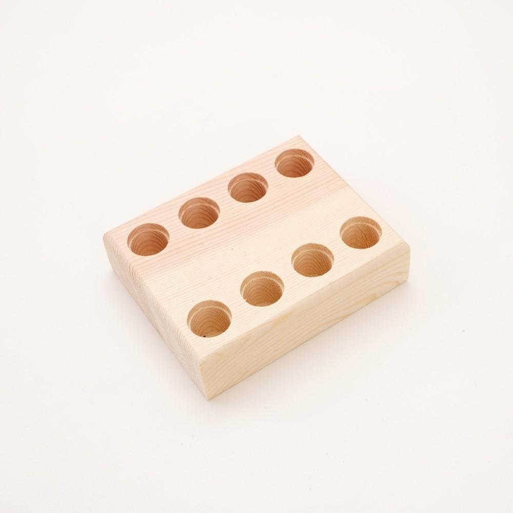 Wooden Tool Holder Non Slip Multi-slots Wood Stand Keep Neat Pliers Storage Holder  Craft Tool