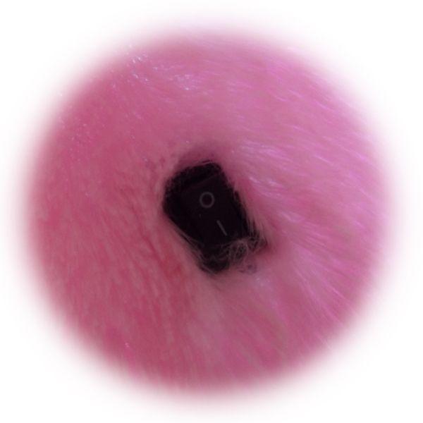 Светодиодная подушка в форме сердца, розовая подушка