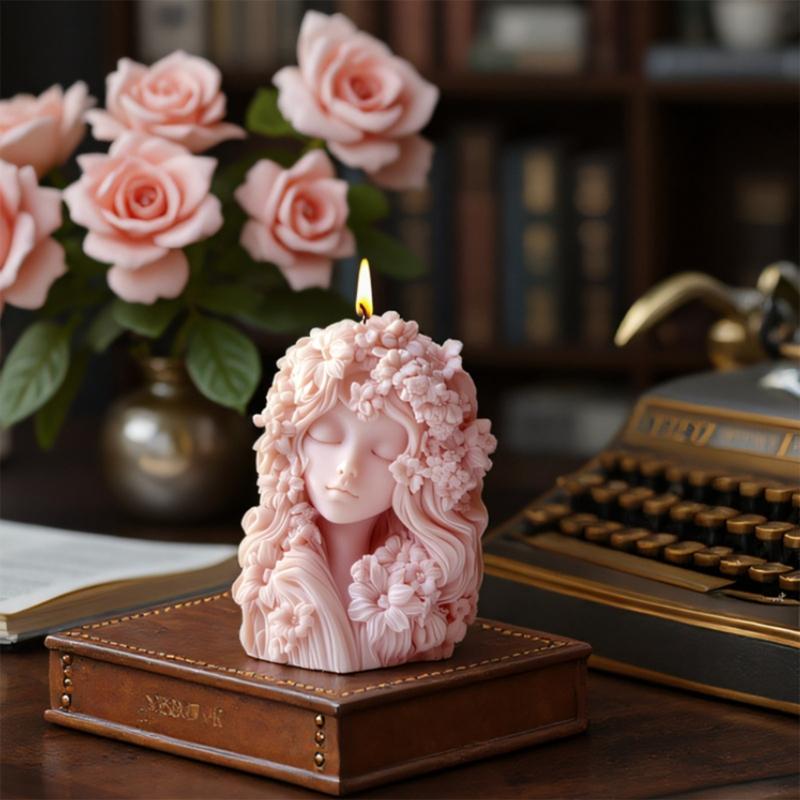 Силиконовая форма 'Цветочница' Для ароматерапии, поделок, выпечки, изготовления шоколада, мыла, декора дома 55KF