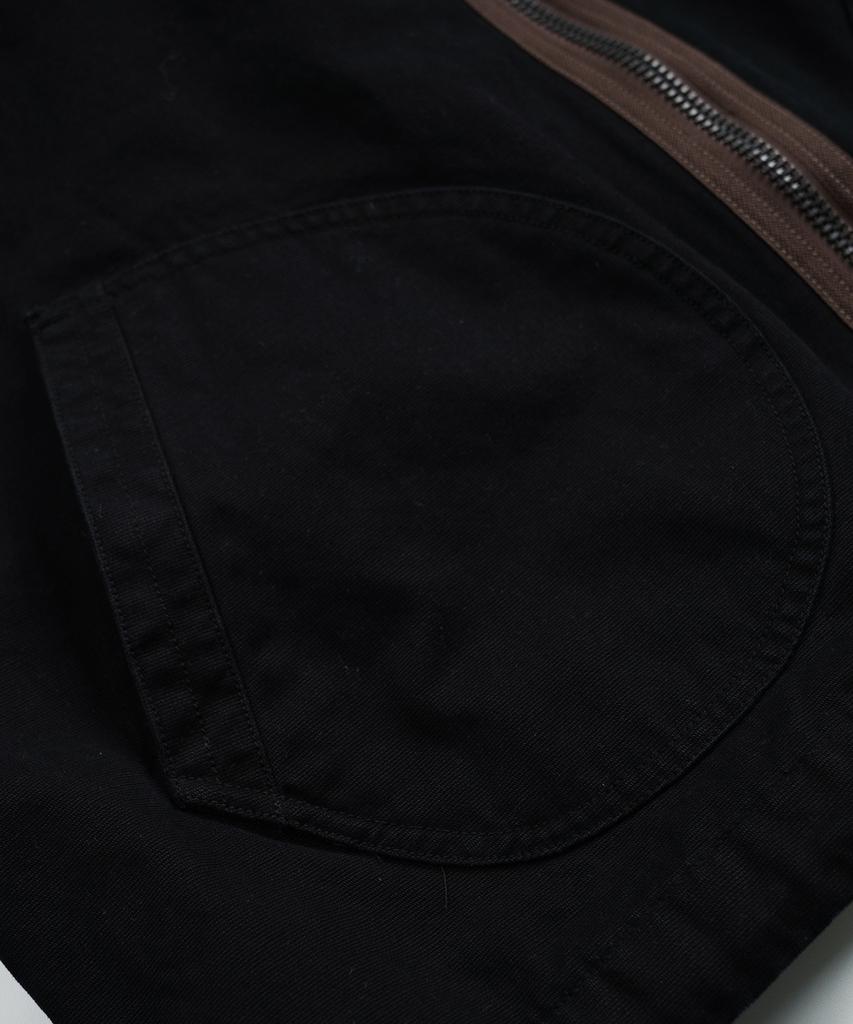 Парка с капюшоном Frizmworks из джинсовой ткани Jungle Cloth _ Черный