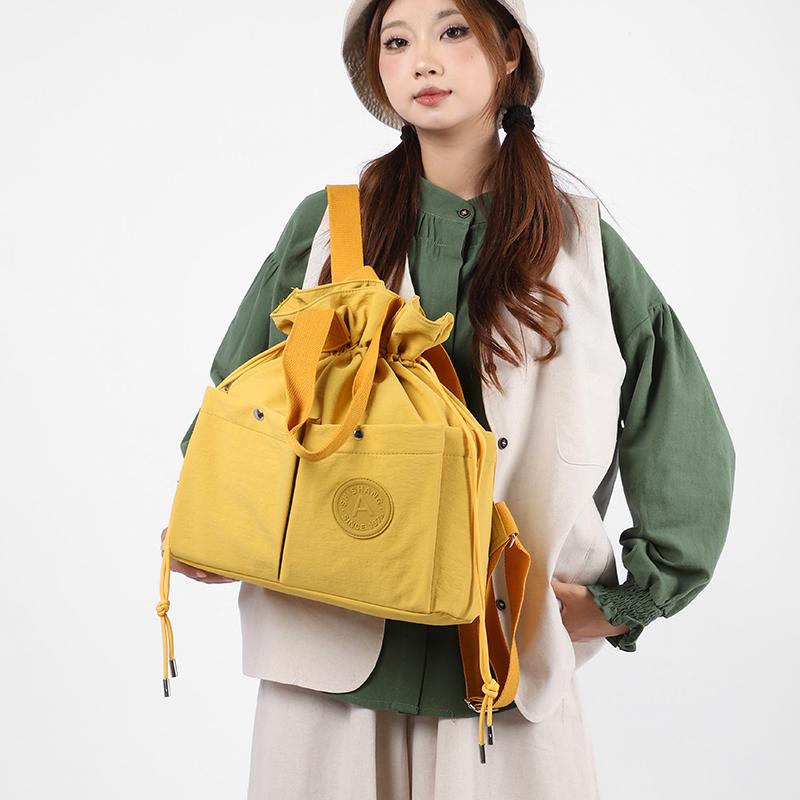 Drawstring Corset Backpack Lightweight Student Schoolbag