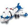 Yoshiritsu LaQ Hamacron Constructor Airplane Building Set with Interlocking Pieces and Creative Design