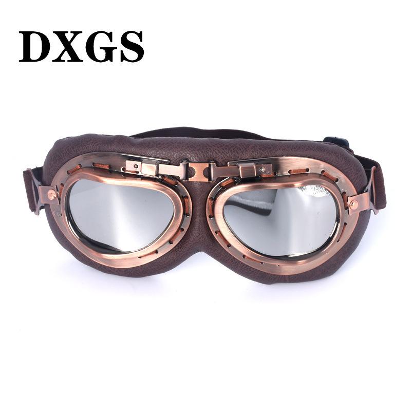 Retro Sports Goggles Pilot with The Same Protective Goggles Motorcycle Off-road Riding Glasses