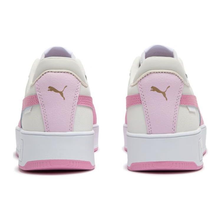 Puma Carina Street Повседневные низкие кроссовки Женские кроссовки Белый Розовый 389390-22