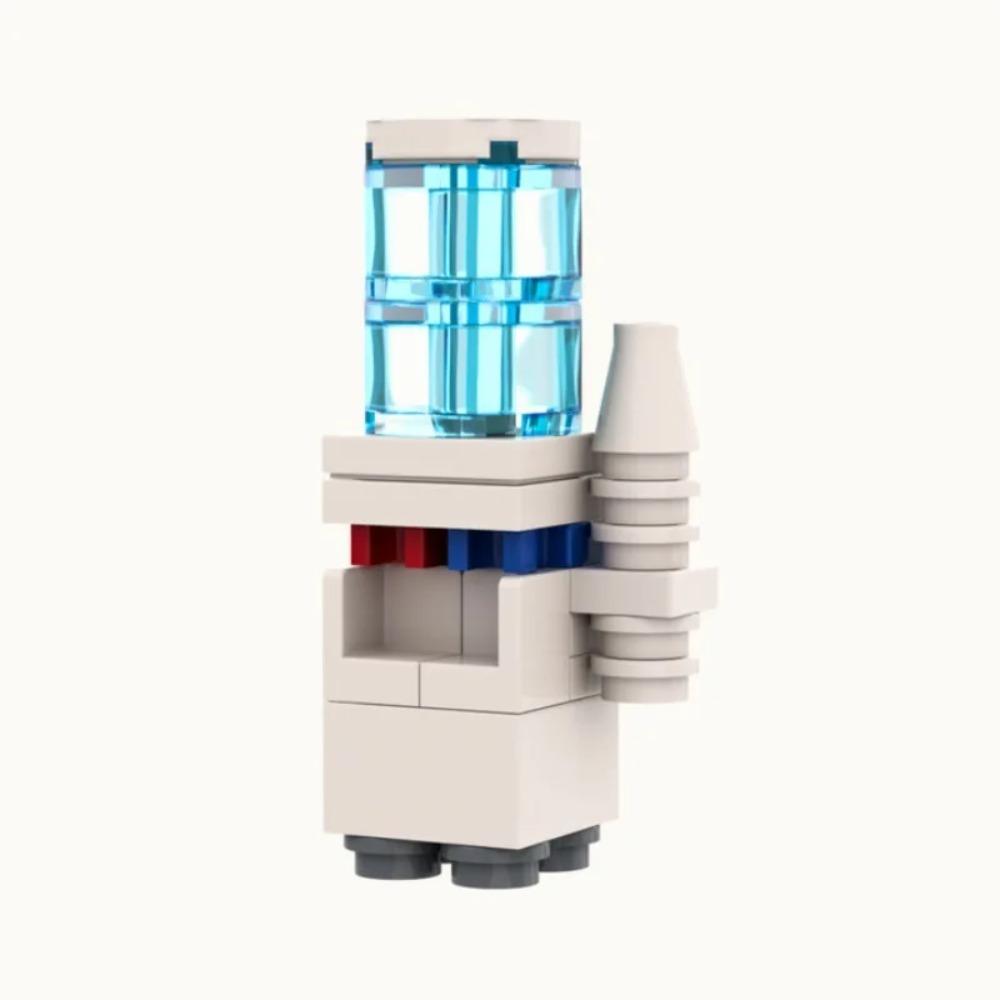 MOC City House Building Block Kitchen Office Bedroom Piano Bed Sofa icebox Lamp Bookshelf Fish Tank Bricks Set Toys