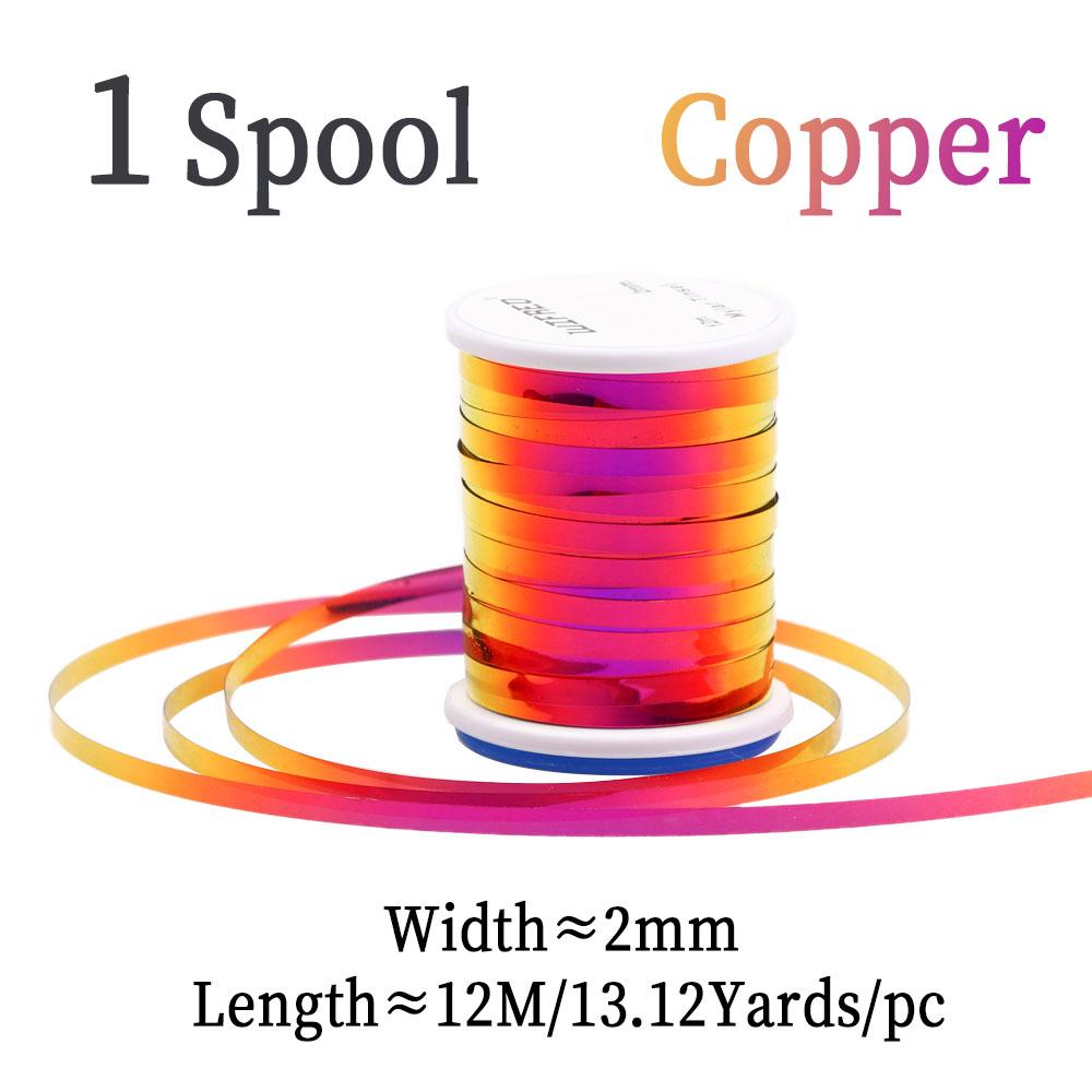 2 мм 2 тона материал для вязания мушек плоский майларовый мишурный для стримера флэшбэк нимфы комариное тело ребро рыболовная приманка