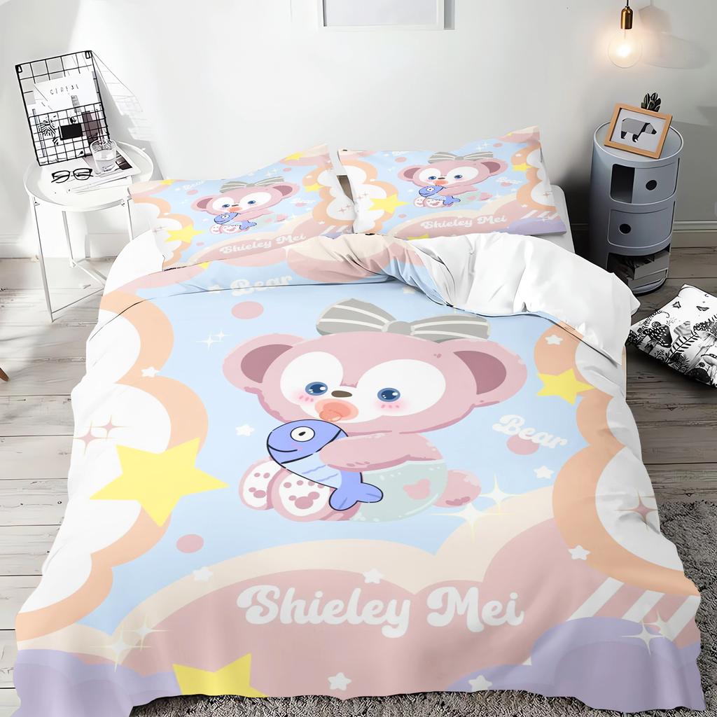 Duffy StellaLou 3-предметный 1 пододеяльник Комплект постельного белья из одного предмета Comforte Luxus Изысканный подарок на день рождения 100% полиэстер Домашний декор