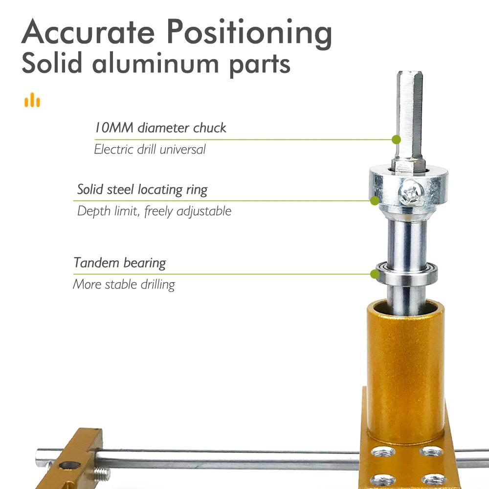 Door Lock Hole Opener Kit - Installing Doors Lock Mortiser for Wooden Doors Mortising Machine Door Lock Installation Mortise Jig