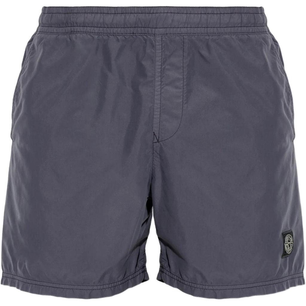 Stone Island Logo Badge Pocket Swim Shorts Men swimwear L1S15B100B09S0046V002D