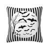 Custom Halloween Goth Bat Throw Pillow Case Living Room Decoration 3D Print Sofa Chair Cushion Cover Polyester Cozy Pillowslip