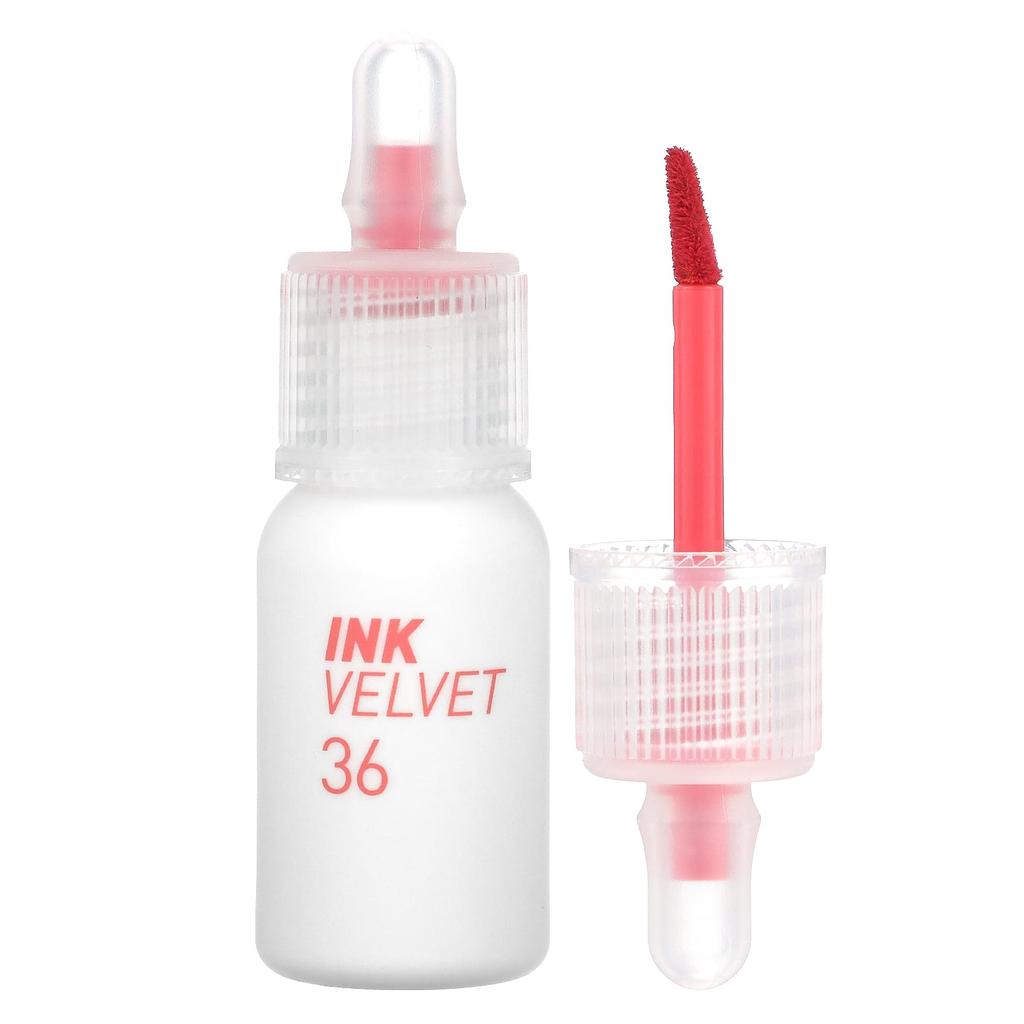 Ink Velvet Lip Tint, Weather, 36 Active Coral, 4G(0.14Oz)
