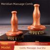 Cow Horn Meridian Massager Wood Grain Horn Massage Comb Gua Sha Massage Tool  Leg Massage