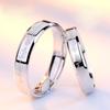 Кольца для пар, классические модели, простая модная регулируемая пара колец, подарок на день Святого Валентина для подруги