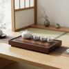 Bamboo Tea Drainage Board Detachable Tea Serving Tray Rectangular Chinese Kungfu Tea Tray  Office