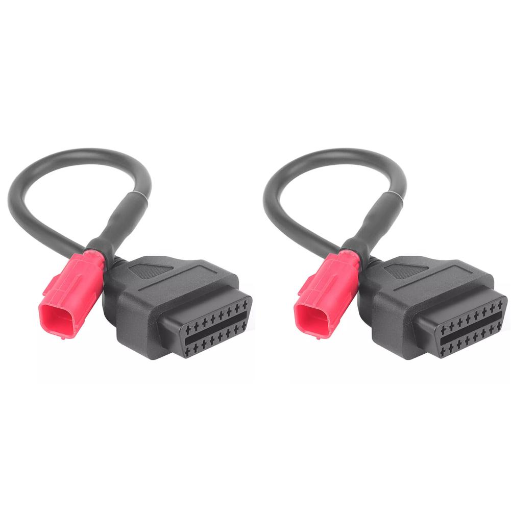 2/1 шт. On-BD2 6-контактный адаптерный кабель с 6-контактным разъемом OBD2 на 16-контактный диагностический инструмент для Moto Guzzi V100/V85TT /Piaggio 6pin