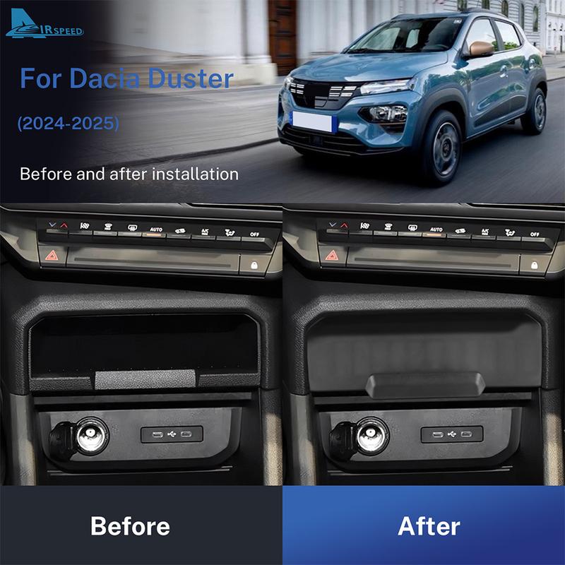 for Dacia Duster 3 2024 2025 2026 Container Keys Tidying Duster3 Car Storage Central Control Storage Box Interior Accessories