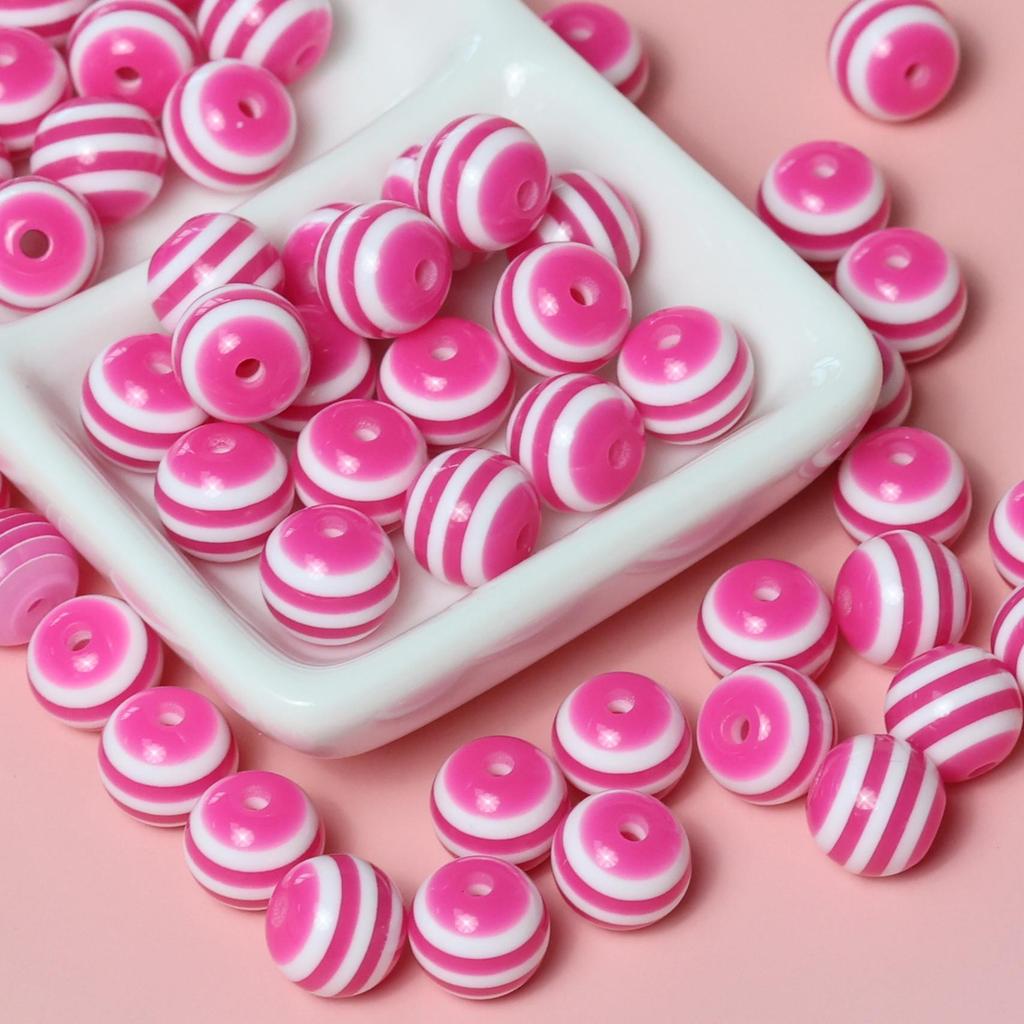 Японский макарон леденец бусина DIY набор шармов: Детские полосатые круглые бусины для аксессуаров для телефона и сумки