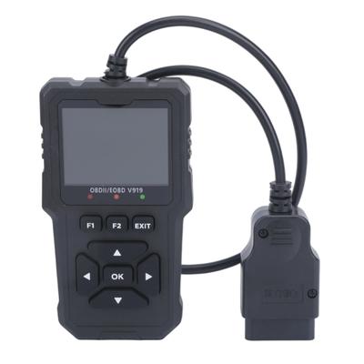 Ручной диагностический прибор OBD2 с прямым кабелем и доступом к меню дисплея, Монитор неисправностей автомобиля для технического обслуживания, поиска неисправностей и просмотра ошибок