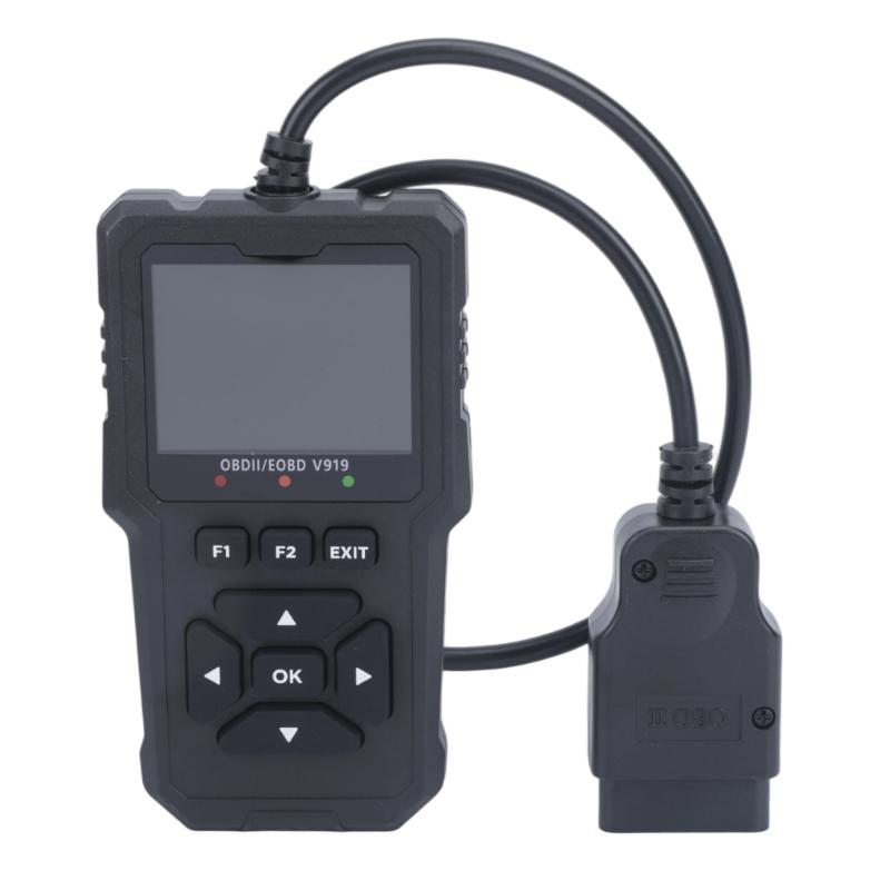 Ручной диагностический прибор OBD2 с прямым кабелем и доступом к меню дисплея, Монитор неисправностей автомобиля для технического обслуживания, поиска неисправностей и просмотра ошибок