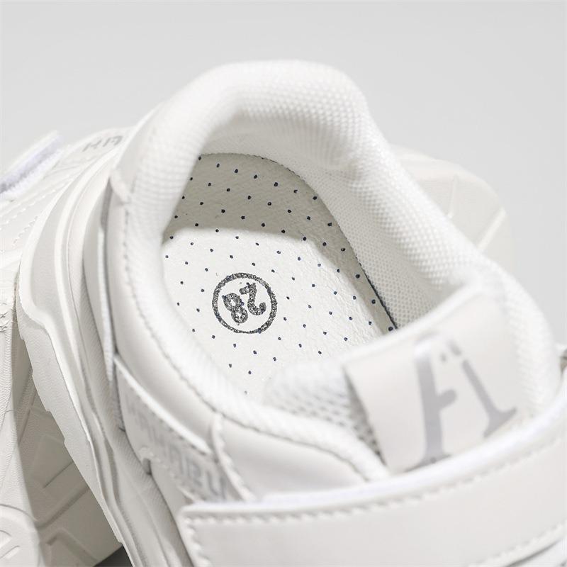 Детские белые туфли, весна и осень, новые, для студентов, мягкая подошва, кожа, дышащие, повседневные, для мальчиков, спортивная обувь для девочек