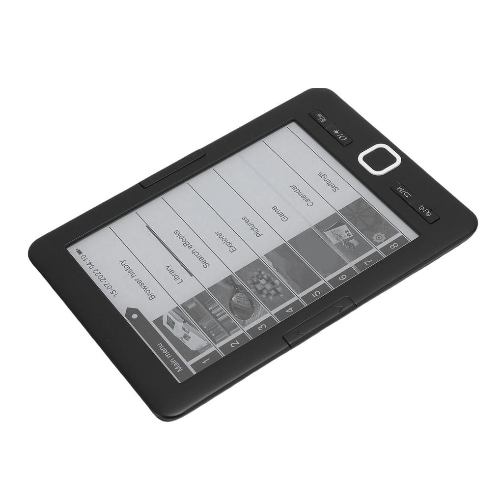 Portable Ebook Reader 8G 128MB 6 Inch Ink Screen Electronic Book Reader Supports Multiple Text Image Formats
