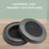 1 Pair Headphone Cushion Protective Replaceable Protein Faux Leather Noise-insulation 50mm-110mm Gaming Headset Pad for Earphone
