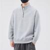 Spring Autumn Stand-up Collar Pullover Sweatshirts Hombre Half Zipper Vintage Hoodie for Men Casual Loose Clothes