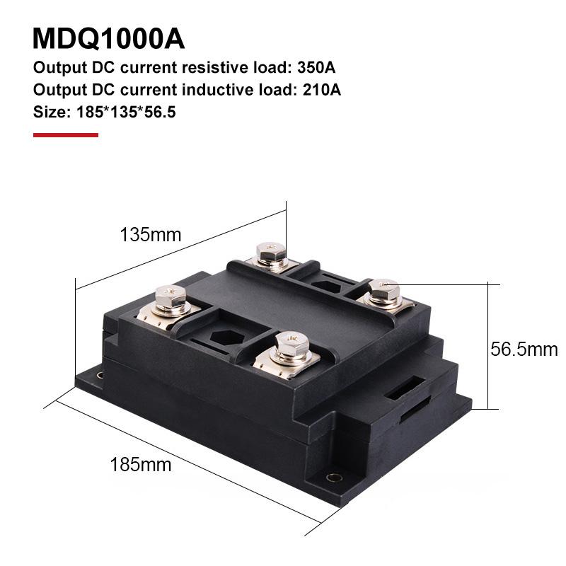 30A-1200A MDQ однофазный диодный мостовой выпрямительный модуль с радиатором 1600 В медное основание высокой мощности переменного тока в постоянный ток