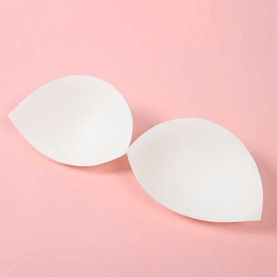 1 Pair Bikini Padding Inserts Foam Triangle Sponge Chest Pads Inserts Breathable Push-Up Pads for Swimsuits for Swimsuits Sports Bras And Dresses