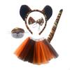 Halloween Tiger Costume Cosplay Decoration Hair Hoop Ear Headband for Stage Shows Carnival Year