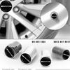 KGMZA1 For Mercedes Benz AMG A B C E G CLA W211 W203 W204 C260 E300L A200L 4Pcs Car Badge Wheel Tires Valve Caps Tyre Valve Stem Covers