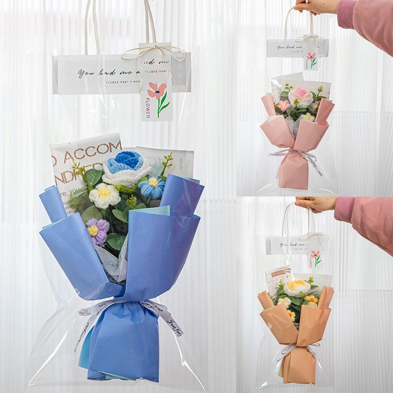 Simulation Rose Immortal Flower Bouquet Finished Gradual Rose Bundle