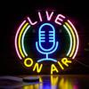 Светодиодный неоновый знак ON AIR Акриловые буквы Неоновый знак USB-переключатель с диммером Для дома Игровой комнаты Бара Паба Магазина Клуба Вечеринки Настенный декор