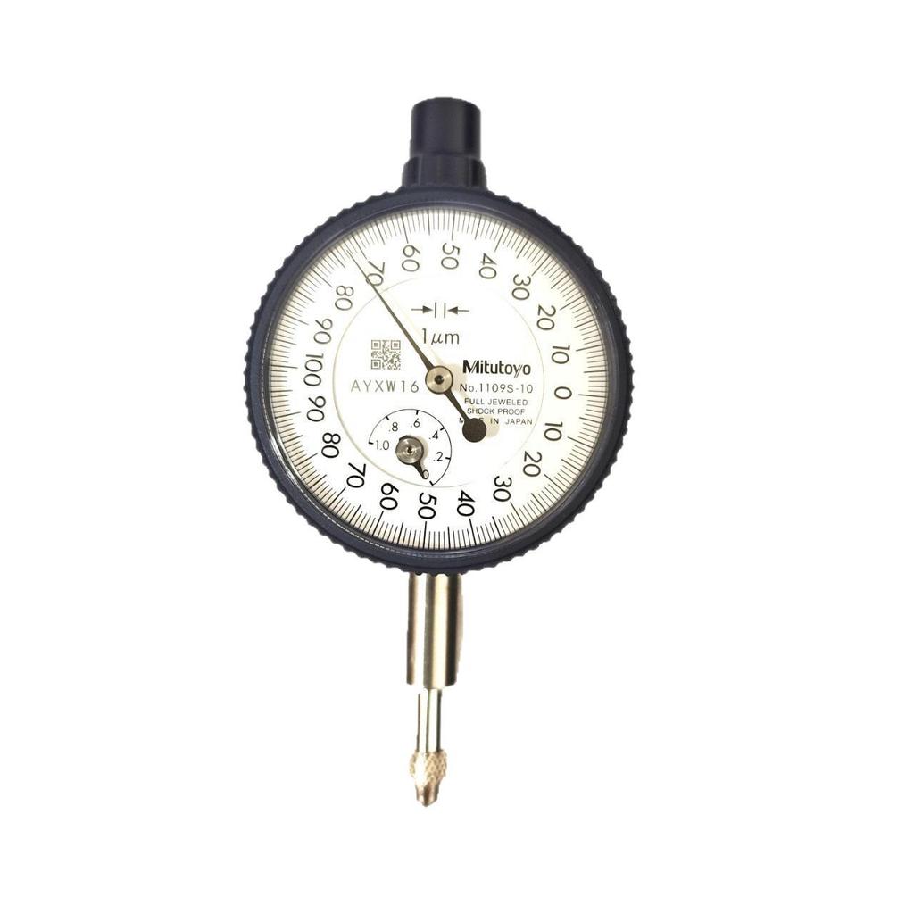 Mitutoyo Маленький индикатор часового типа 1109SB-10, Диапазон 0-1 мм