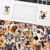50 Реалистичных Наклеек с Собаками Коллекция Милых Домашних Животных Сиба-ину Милое Животное Голова Собаки Золотистый Ретривер Эмодзи Наклейки