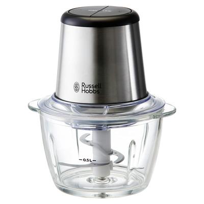 Oishi and Associates Кухонный комбайн Russell Hobbs Электрический кухонный миксер 4 в 1 Мини-измельчитель Серебристый 7820JP 0.5 л