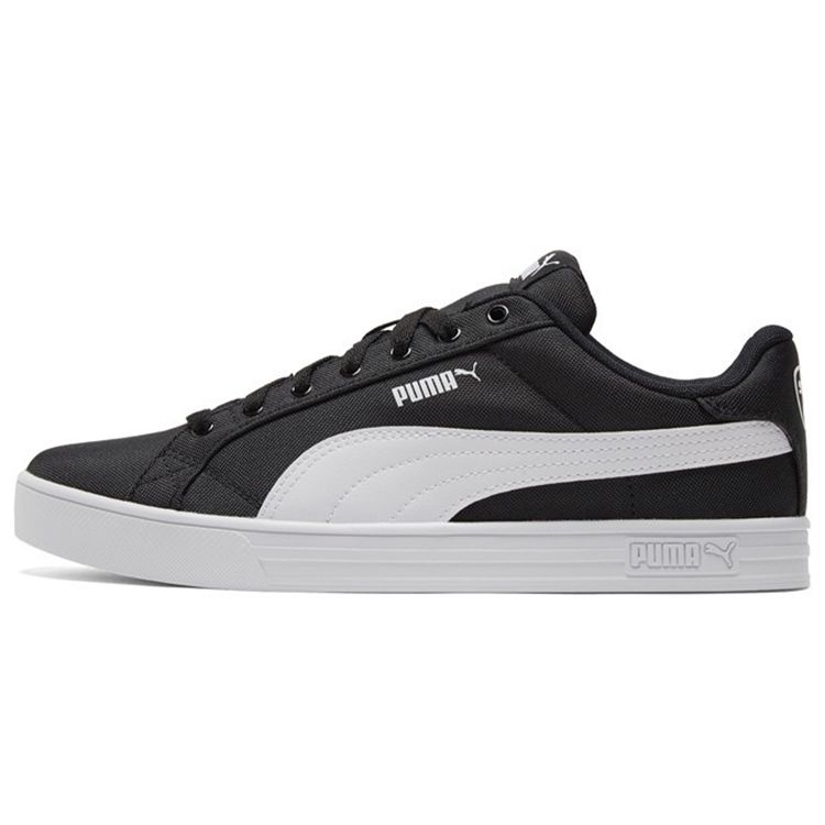 Puma Smash Vulc Low Top Skate Shoes Unisex Sneakers Black 385554-02