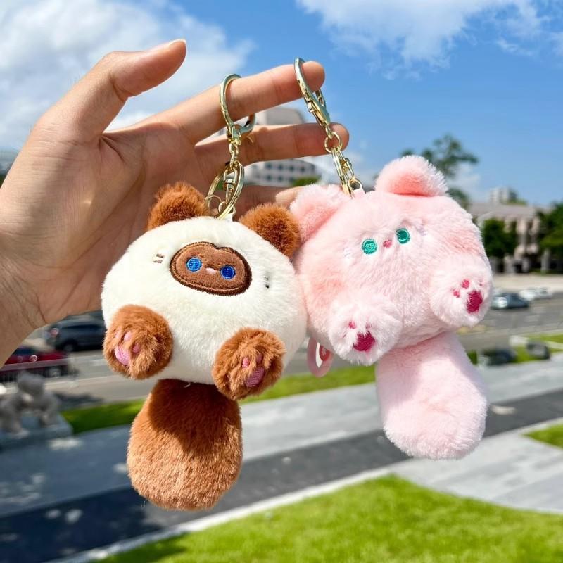 Крик BB Позвони мне Мяу Подвеска Милый Кот Брелок Кот Серия Плюшевая Кукла Студент Пара Школьная Сумка