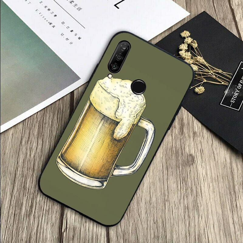 Пиво Алкоголь Лето Пузырьки Для Huawei Nova Y72 Y73 Y90 Y70 Y60 Y91 Y61 12s 12i 11i 8i 9 10 SE P40 Lite P60 P30 Pro Чехол