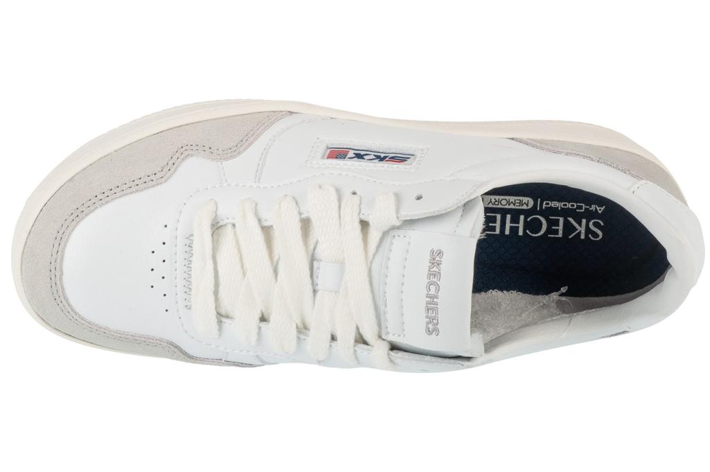 Skechers Sport Court 2.0 - На блоке, Женские белые кроссовки