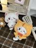 Kawaii Girl Animal Body Pink Hair Cosplay Plush Stuffed Printed Body Anime Cartoon Cosplay Pendant Mascot 10cm Gift Fans