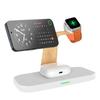 3 в 1 магнитная беспроводная зарядная подставка настольная лампа быстрая зарядная станция держатель телефона для iPhone 12-16 часов 1-9 Airprods