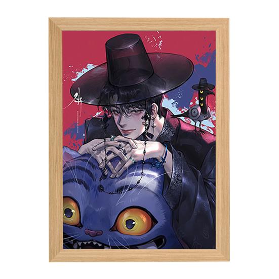 Картина Лампа Перезаряжаемый Светодиодный Свет Светящийся Настенный Художественный Свет Яркий Цвет Художественное Освещение Ночник