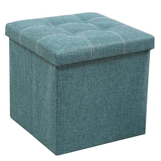 Табурет для хранения Многофункциональный складной большой емкости Водонепроницаемая ткань Стабильная скамейка для спальни Табурет с подставкой для ног с мягким сиденьем Организация мелочей