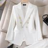 Zihong Women's White High-End Formal Suit Set - Goddess Style 8017