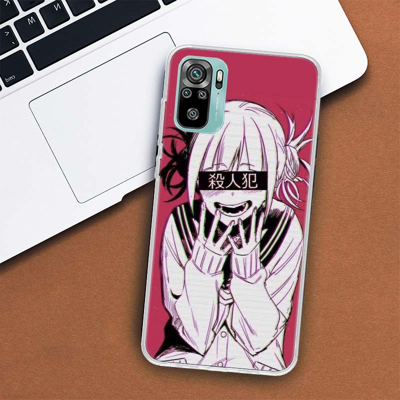 Anime Himiko Toga Waifu Phone Case For Xiaomi Redmi 10 10C 10A 9T 9C 9A 9 Prime 8 8A 7 7A 6 6A K20 K30 K40 Pro S2 Fundas Cover