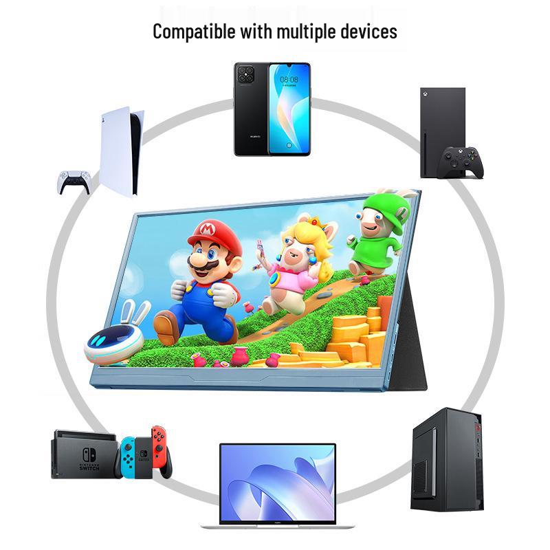 Портативный 4K IPS дисплей 14-15,6", расширение для ноутбука 144 Гц для PS4/Switch