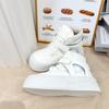 Белые уродливые милые туфли на толстой подошве с большой головой, модные крутые высокие кроссовки женские 2025 осень новые огромные удобные универсальные повседневные маленькие белые туфли
